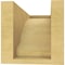 Ekena Millwork 5"W x 10"D x 5"H Wide Moab Rough Cedar Woodgrain TimberThane Corbel, Primed Tan CORUR05X10X05MOARCPR - alternate 4